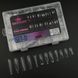 Polygel Nail Forms SET-D, 288 шт (12 форм) - Верхні форми Дизайнер 008550 фото 2