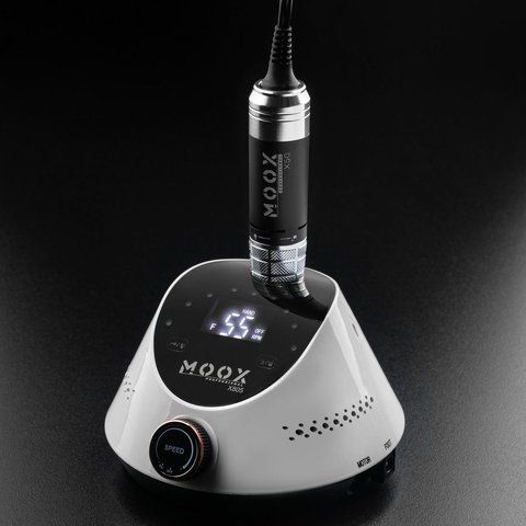 Фрезер Мокс X805 на 80W - 55000 об/хв (білий/white) для зняття матеріалу та обробки кутикули 000598 фото