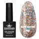 Гель лак Clow Glitter 568 Дизайнер (9 мл) - з пластівцями хамелеон різних розмірів та гліттером 002420 фото