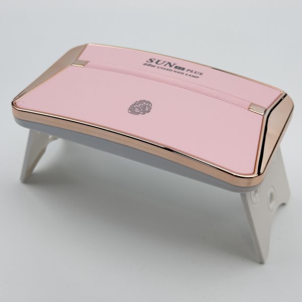 Лампа міні Sun 12 Plus UV/LED 60W (рожева) для гель-лаку та манікюру на USB 000272 фото