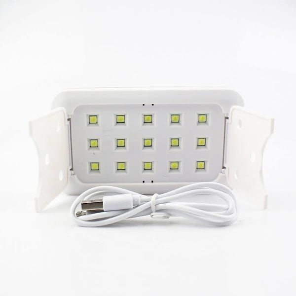 Лампа міні Sun 12 Plus UV/LED 60W (рожева) для гель-лаку та манікюру на USB 000272 фото