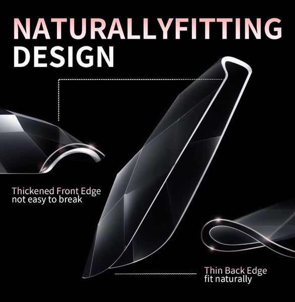 Diamond Mix Fast Gel Tips (DX2) - тіпси гелеві Дизайнер 7 форм, 336 шт/уп 008613 фото
