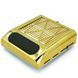 Золотая настольная вытяжка BQ-858-8 (80W) с НЕРА фильтром для маникюра 000698 фото