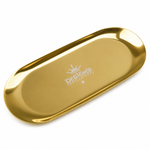 Металевий лоток для інструментів 23 х 9.8 см Дизайнер - М Gold 007576 фото