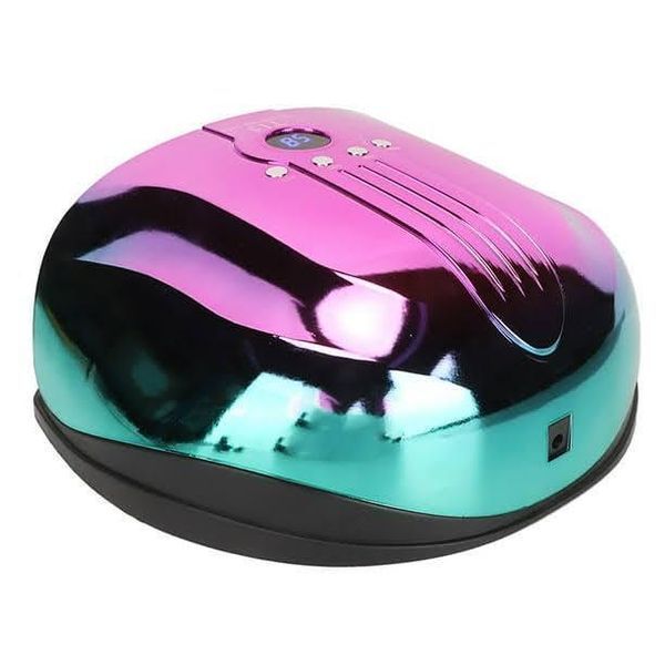 Лампа на две руки T15 Chrom UV/LED 160W (синяя с розовым) с датчиком движения для гель-лака и маникюра 000291 фото