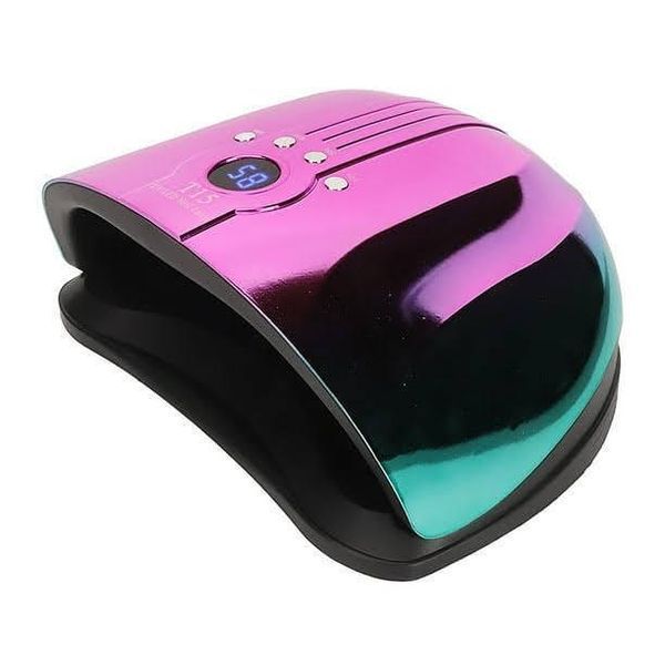 Лампа на две руки T15 Chrom UV/LED 160W (синяя с розовым) с датчиком движения для гель-лака и маникюра 000291 фото