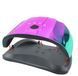 Лампа на две руки T15 Chrom UV/LED 160W (синяя с розовым) с датчиком движения для гель-лака и маникюра 000291 фото 7
